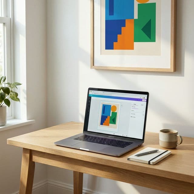 Art Design and Mockup Workflow in Canva