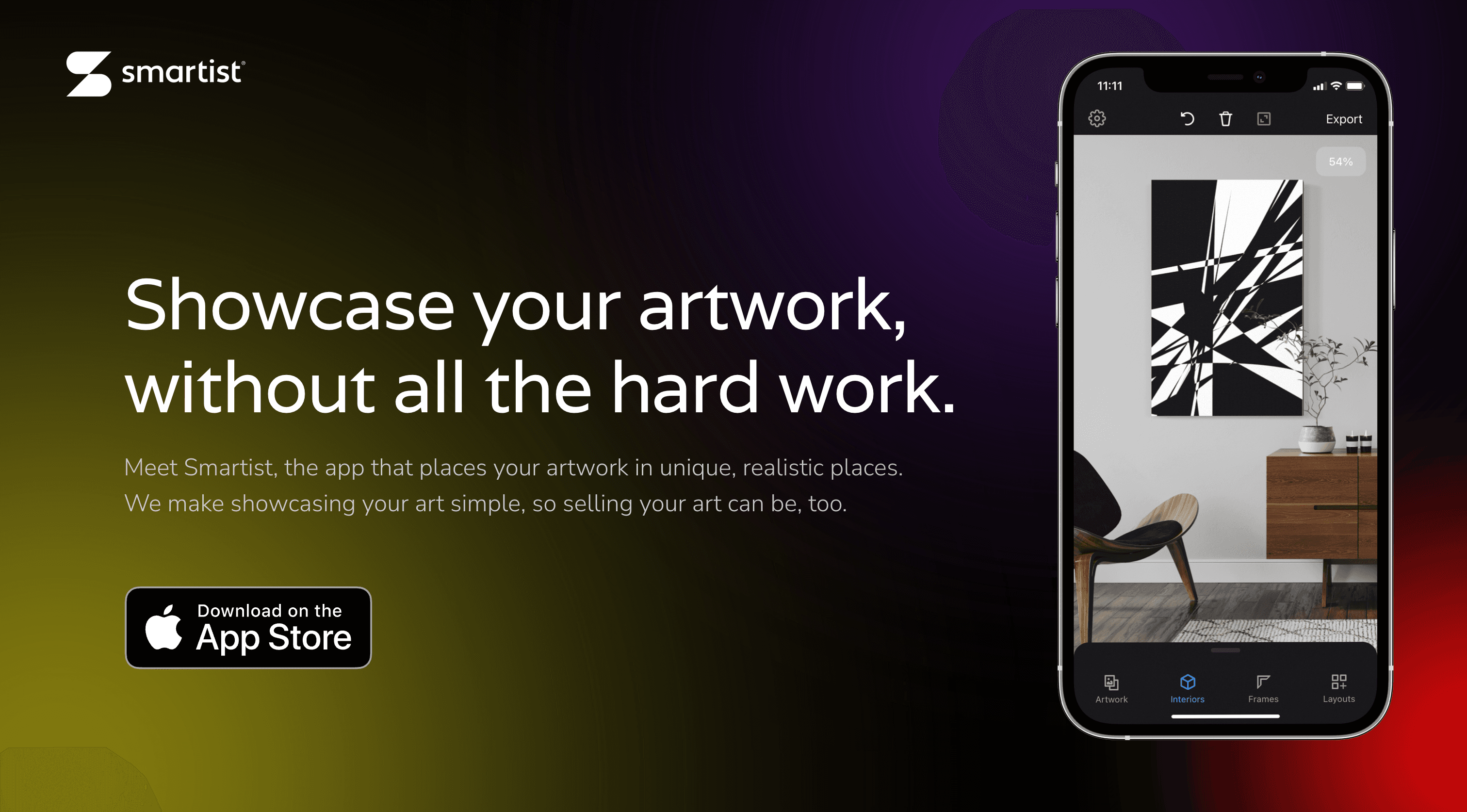 Smartist App Interface on iPad