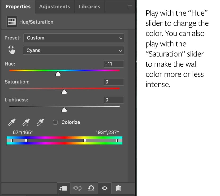 Color adjustment example 3