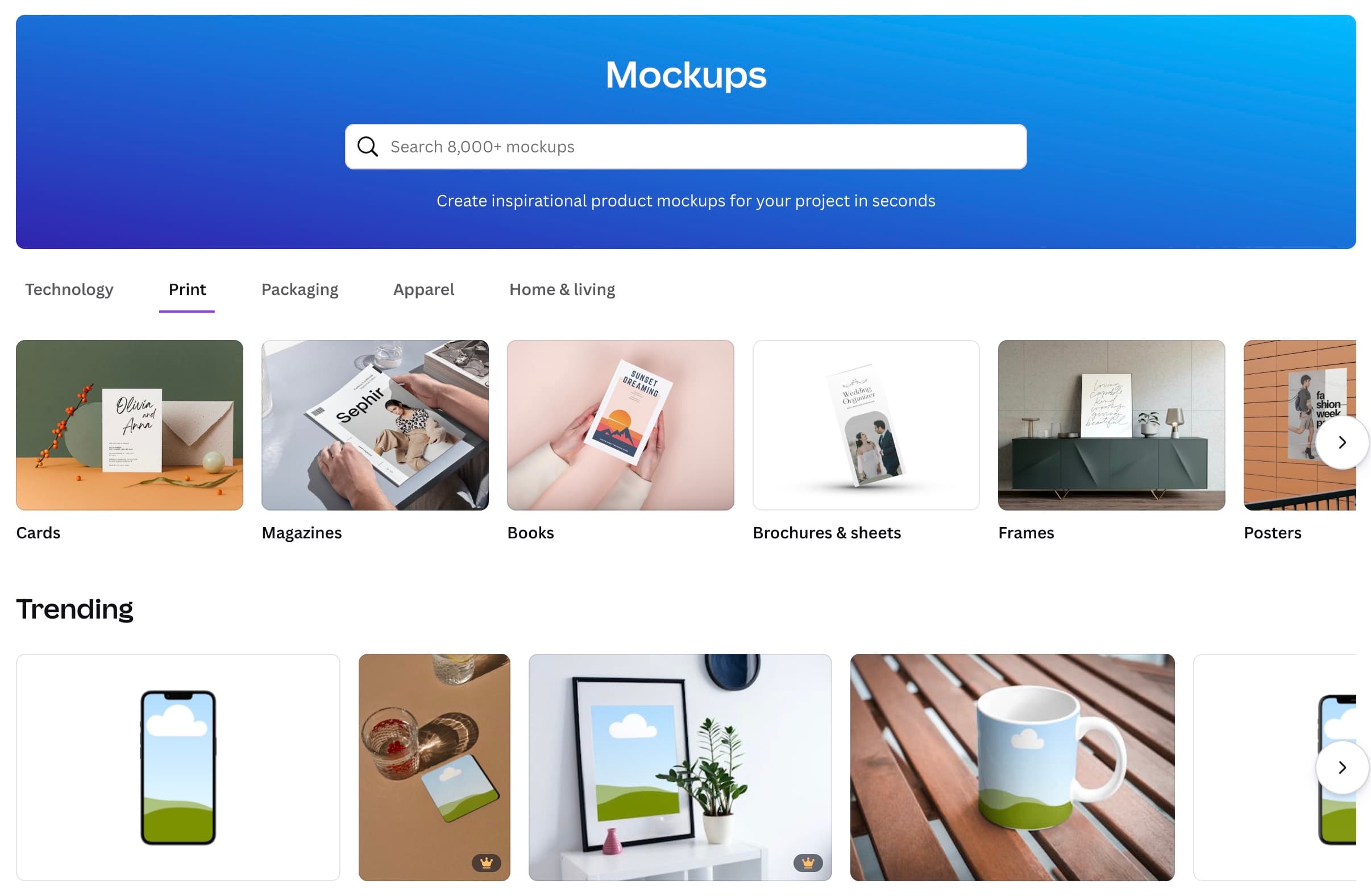 Smartmockups Interface