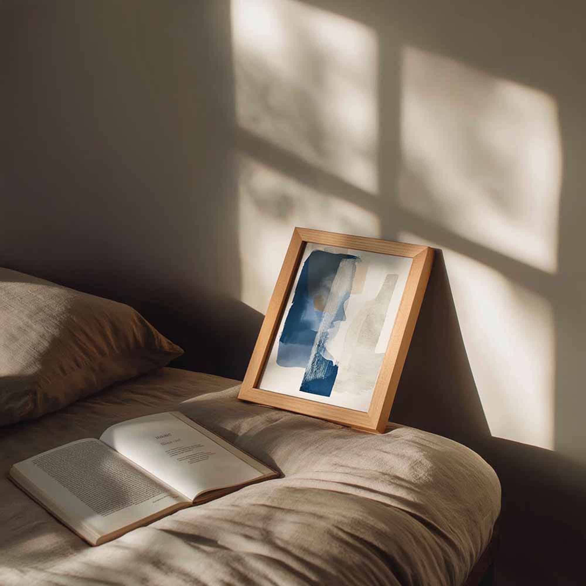 3x4 Wood Frame - Art Mockup Template
