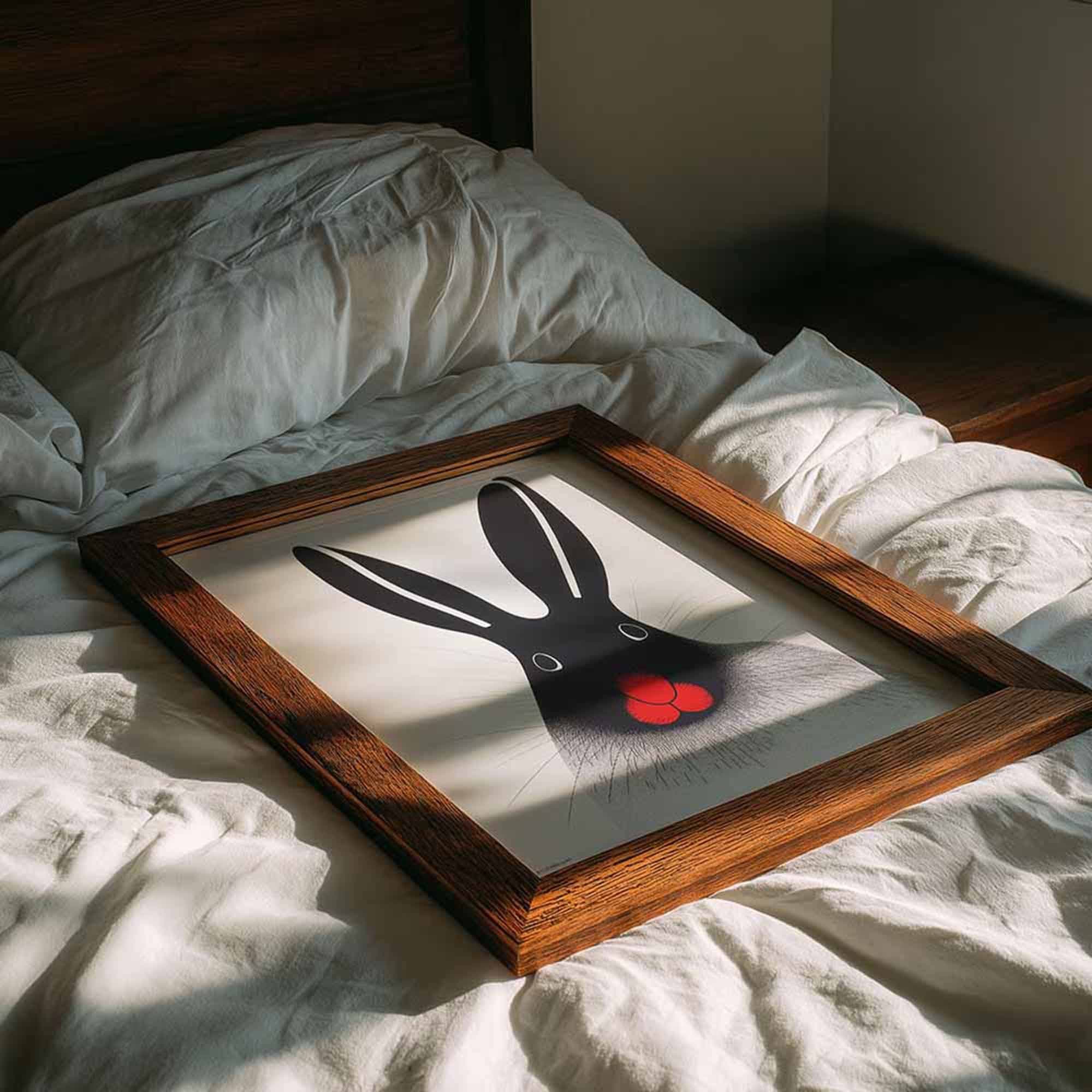 4x5 Wood Frame - Art Mockup Template